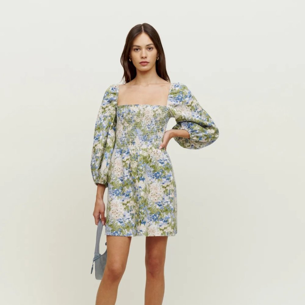 Reformation Greyson Linen Dress